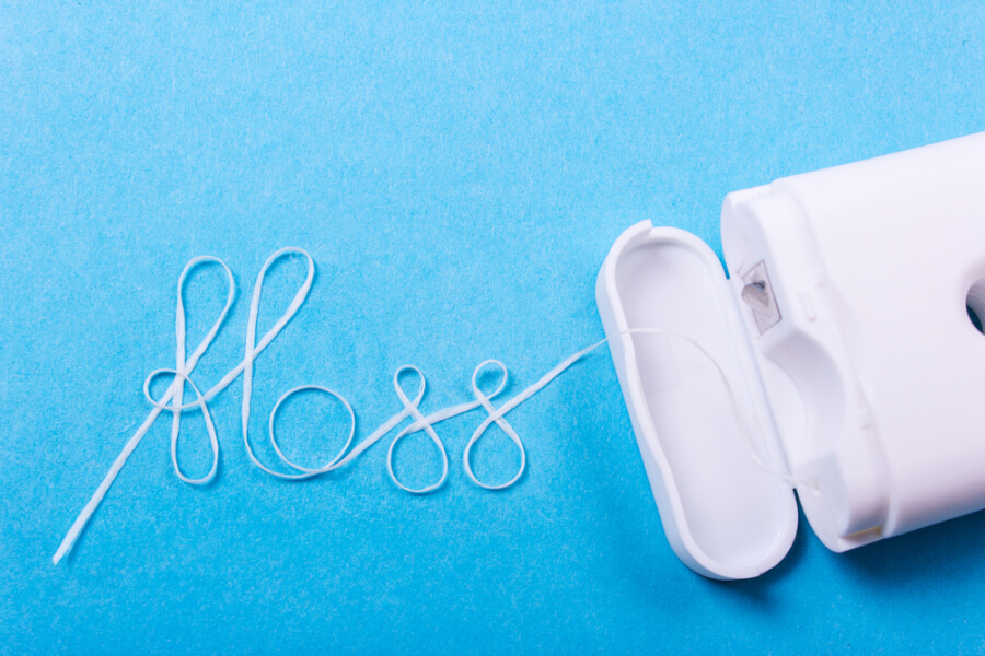 Dental floss is an easy step to great health benefits