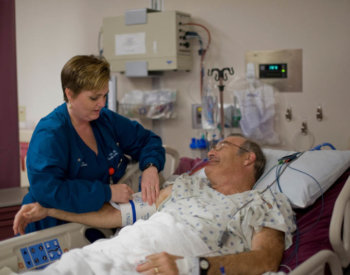 One career choice of earning a nursing degree is bedside nursing.