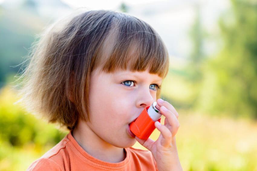 Child with asthma