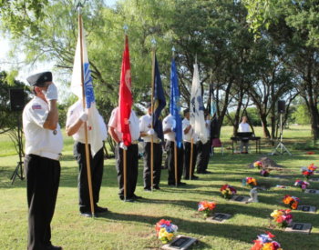 Burial of Ashes, military honor guard