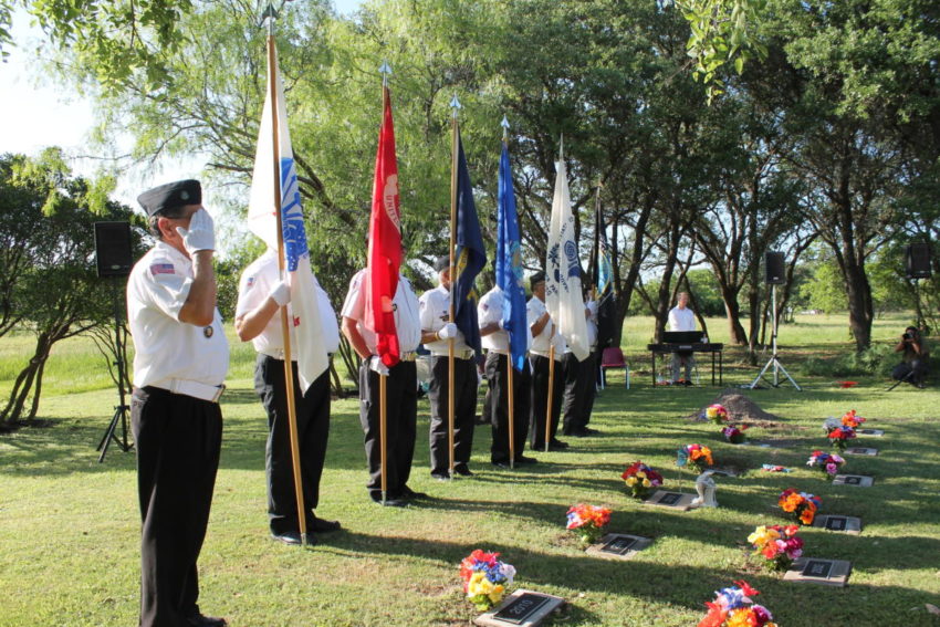 Burial of Ashes, military honor guard