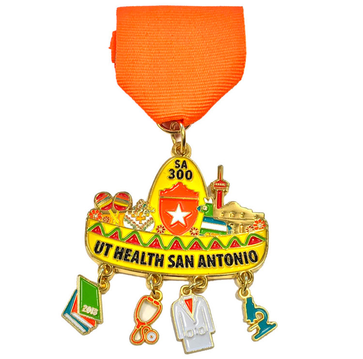 2023 Fiesta FitFest Medal - San Antonio Sports