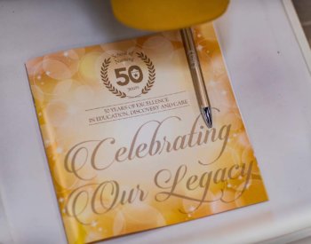 50th anniversary School of Nursing luncheon program