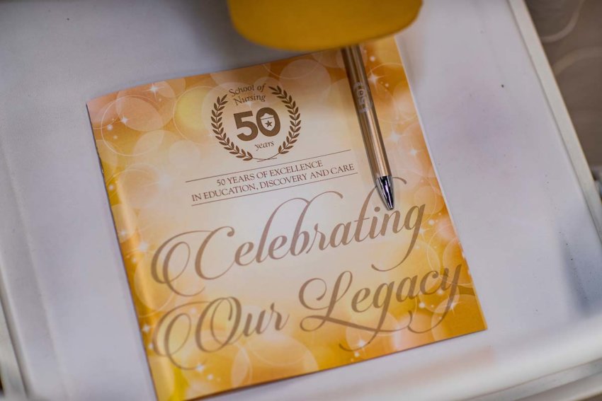 50th anniversary School of Nursing luncheon program