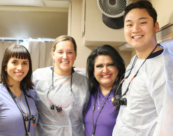 Noemi and Haven for Hope UT Dentistry Students