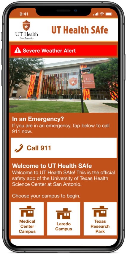 UT Health SAfe app