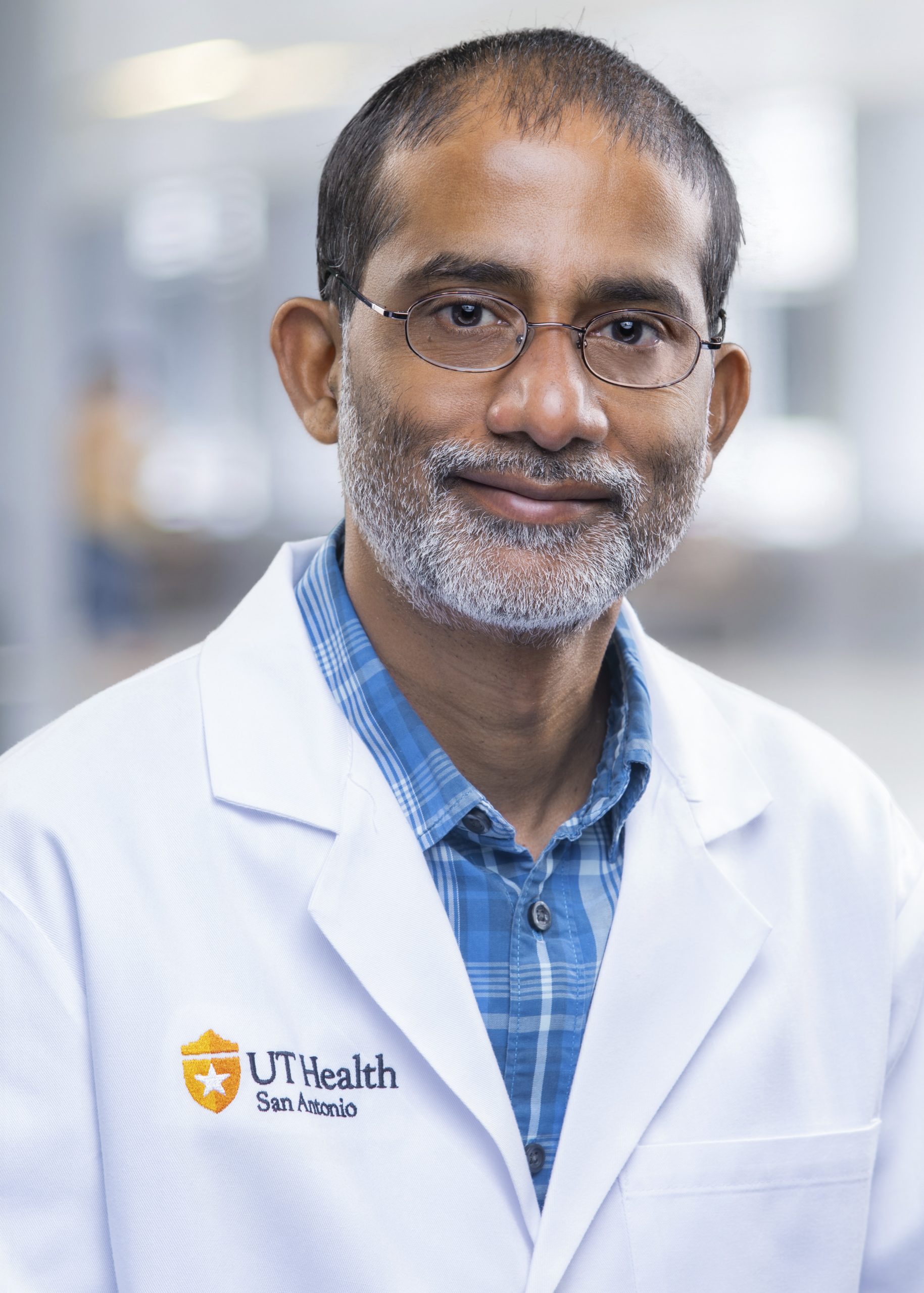 Photo of UT Health San Antonio cancer researcher Dr. Sandeep Burma.