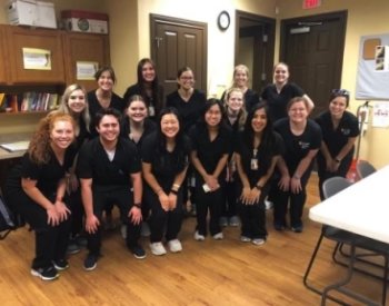 Students in the Department of Communication Sciences and Disorders performed screenings this summer.