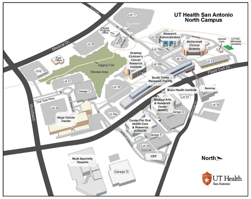 Parking relocations coming to Greehey Campus UT Health San Antonio