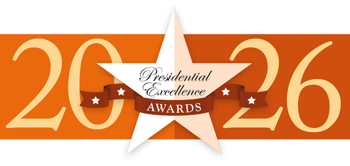 2026 Presidential Excellence Awards Graphic