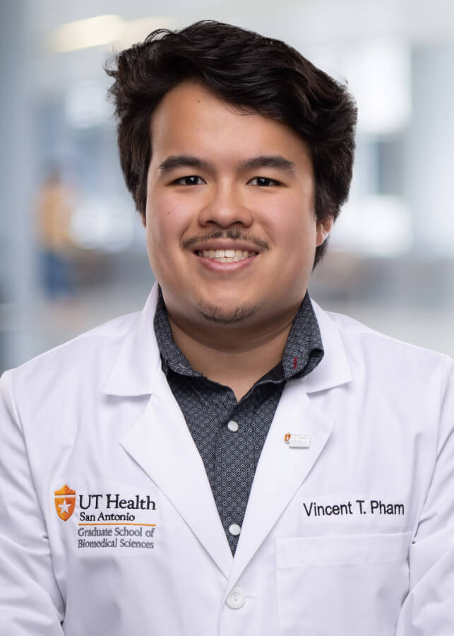 Vincent Pham, doctoral student at UT San Antonio.